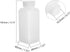 5Pcs 4.06oz Plastic Bottles, Lab Chemical Reagent Bottles 25ml Small Mouth Square Sample Storage