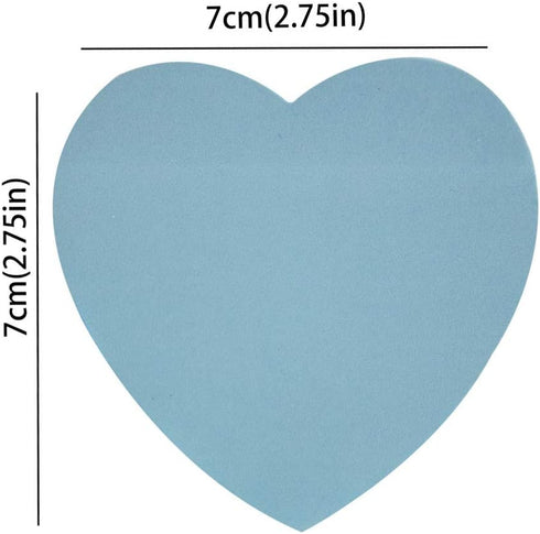 Sticky Notes - 1000 Sheets Heart Mixed 4 Color Bulk Sale Memo Post Notes for Office/School/Home