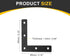10Pcs 3.15"x3.15" (80x80mm, uxcell L-Shaped Brackets Corner Brace, Corner Bracket Shelf Bracket Right Angle Brackets