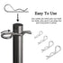 Dia: 7/16 x 2-1/2in Length Adjustable Clevis Pin, 8-Hole Pin Universal Clevis Pins, Fastener for Farming Machine