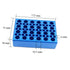 1 Pcs Aluminum Cooler Cooling Block PCR Test Tube Racks, 24-Well for 1.5ml/2ml Tubes, 36-Well for 0.2ml PCR Tubes