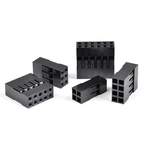 Mesee 620 Pieces Dupont Crimp Pin Connector Assortment Kit, 2.54mm Pitch JST SM 1-6 Pin Housing
