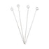 E-outstanding Reusable Inoculating Loop Inoculating Rod Kit Laboratory Research Teaching Tools (5pcs 3mm Inoculating Ring + 5pcs 4mm Inoculating Ring + 1 Piece Inoculating Rod)