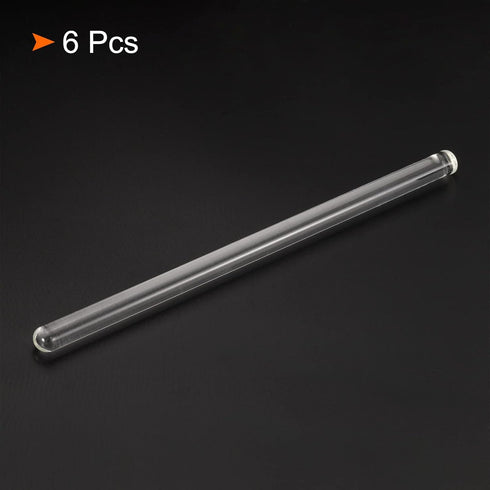 MECCANIXITY 3.3 Borosilicate Glass Stick, 7.87" Length, 10mm Dia Stir Rod Mixing Tools, 6Pcs