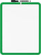Mr. Pen Dry Erase Board - 14” x 11” Small White Board with Black Marker, Green Frame