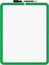 Mr. Pen Dry Erase Board - 14” x 11” Small White Board with Black Marker, Green Frame