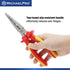MichaelPro 8-Inch Insulated Long Needle Nose Plier, 1000V VDE Certified for Electric Vehicles, Anti-Slip Handle