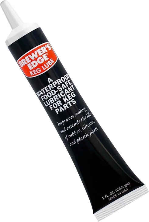 1oz Waterproof Food-Grade Keg Lubricant Safe & Effective Lube for Draft System