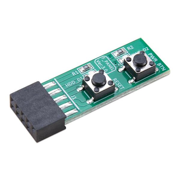 ZORZA 1Pcs 10Pin Motherboard Switching Tester Board with LED & Reset Button Mainboard