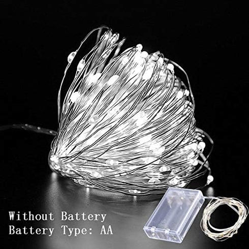 kkhouse 1M 2M 3M 5M 10M 1M 10Led) by Battery Copper Wire LED String Lights Christmas Decorations for Home New Year