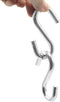 Bathonly 2 Packs S Hooks, Heavy Duty 3 Inch Rustproof Large S Hooks for Hanging Kitchenware, Load Capacity 550 LBS
