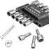 14Pcs Power Nut Driver Drill Bit Set, Chrome-Vanadium Steel, 1/4 inch Hex Shank, Quick Change Socket Wrench Tool
