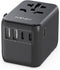 MINIX 35W Universal Travel Adapter, 6 in 1 International Power Plug with 3 USB C & 2 USB A Ports for 180+ Countries
