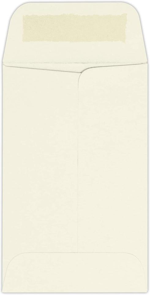 LUXPaper #1 Coin Envelopes | 2 1/4" x 3 1/2" | Natural | 80lb. Text | 50 Qty by LUXPaper