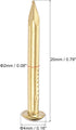 uxcell Small Tiny Hardware Brass Nails, 2mmx20mm(DxL) for DIY Wooden Boxes Accessories, 60pcs
