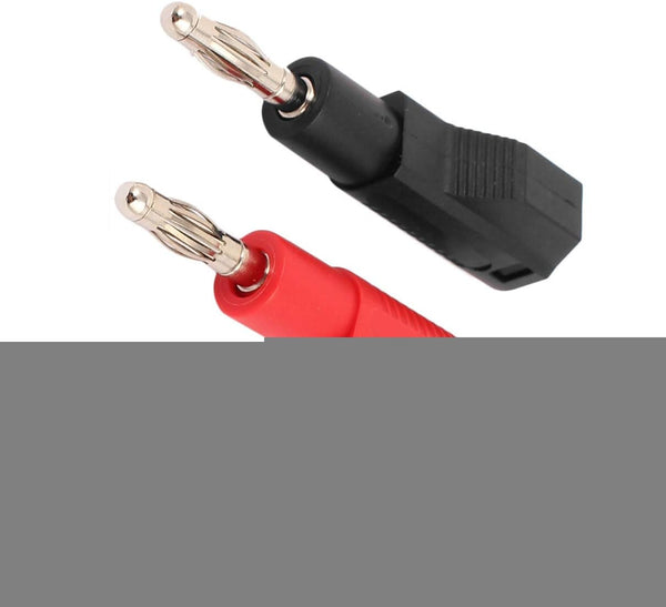 Aexit 2pcs 4mm Electrical Testers Stackable Test Lead Retractable Shrouds Circuit Testers Banana