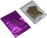 FERENLI 100 Pcs Mylar Zipper Lock Food Storage Bags, Matte Aluminum Foil Airtight Pouches (7.5x10cm, Purple)