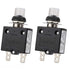 Thermal Circuit Breaker 40Amp Push Button Manual Reset 32V DC 125/250VAC 50/60Hz, 2Pcs with Waterproof Cap