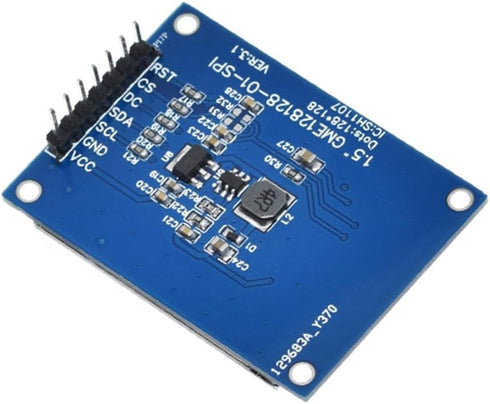 HiLetgo 1.5" SH1107 128x128 1.5 Inch 7 OLED Display Module SPI Pin OLED Screen LCD Display White