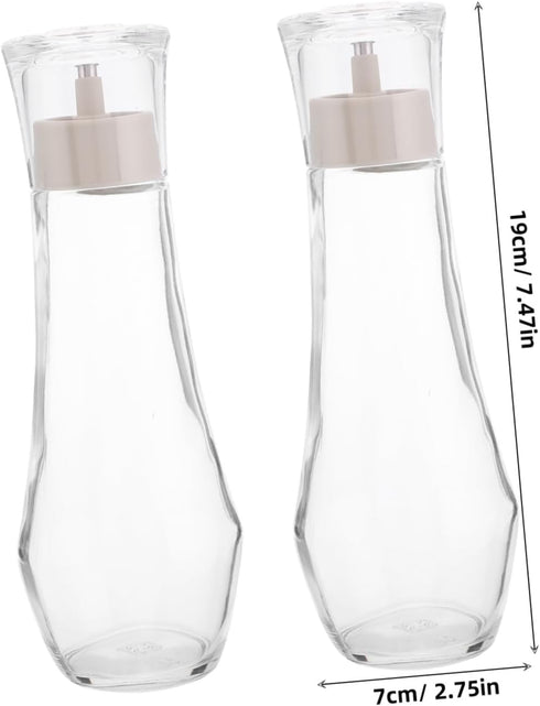 2pcs Countertop MAGICLULU Mouth Wash Dispenser Bottle for Mouthwash Pump Dispenser Cup Bathroom Handwash Boys and Girls