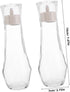 2pcs Countertop MAGICLULU Mouth Wash Dispenser Bottle for Mouthwash Pump Dispenser Cup Bathroom Handwash Boys and Girls