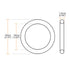 uxcell Fluorine Rubber O-Rings, 19mm OD 16mm ID 1.5mm Width FKM Seal Gasket for Machinery Plumbing, Pack of 20