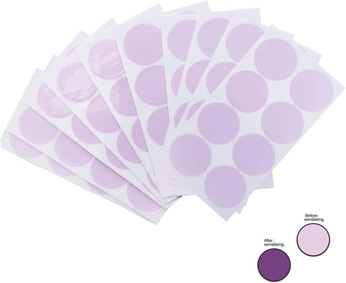 Remarkabel Uv Stickers Sun Patch for Sunscreen, 0.8 inch Round Shaped Sunblock Patches