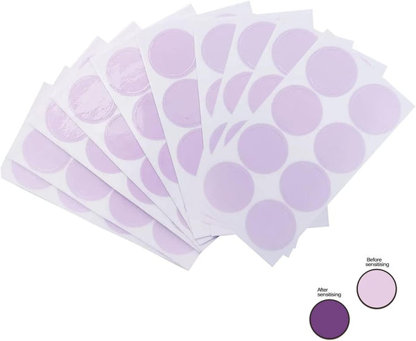 Remarkabel Uv Stickers Sun Patch for Sunscreen, 0.8 inch Round Shaped Sunblock Patches