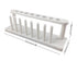 Honbay 8-Well Plastic Test Tube Rack Scientific Lab Tube School Laboratory Supplies Experiment Toy