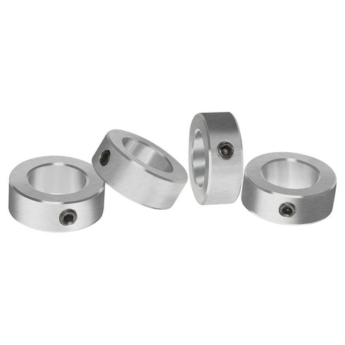 AZSSMUK 5/8" Bore Solid Steel Zinc Plated Set Screw Shaft Collars for Lawn Tractor, Garage Doors