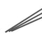 MECCANIXITY 3 Pack Carbon Fiber Rod, 4.5mm x 150mm for RC Plane DIY Tool Wing Tube
