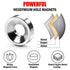 Boom N50 Countersunk 12x3mm (1/2 1/8 inch) 3mm 7.3 lbs (50 Pack) Neodymium Disc Magnets x Screw Hole, up to Pull