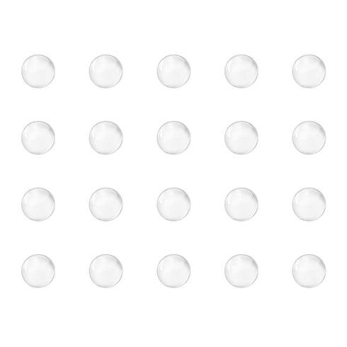 uxcell 3.5mm Solid Round Clear Glass Ball Boiling Stones, 500pcs Soda Lime Glass Beads