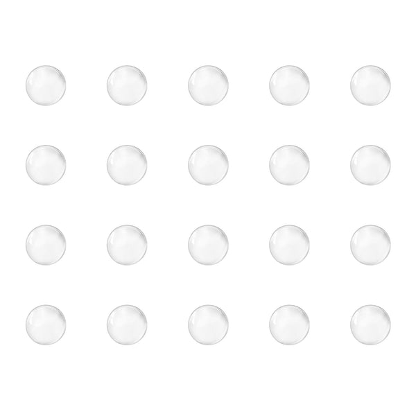uxcell 3.5mm Solid Round Clear Glass Ball Boiling Stones, 500pcs Soda Lime Glass Beads