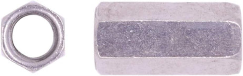 U-Turn 1/2-13 Coupling Nut Stainless Steel (1-1/4" Length) (5 Pack)