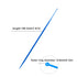 Biologix 100Pcs 1ul Disposable Inoculating Loop, Gamma Sterile Plastic Sampling Rod for Cell Biology Lab Supplies