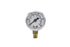 PIC Gauges Bottom Mount Dry Pressure Gauge, 2" Dial, 0/100 psi Range, Black Steel Case, Brass Internals