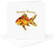 3dRose Greeting Card - Elegant Happy Nowruz Goldfish Persian New Year -