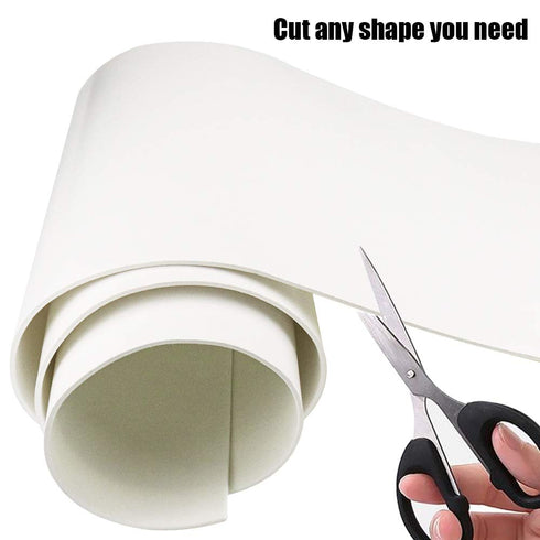 12'' 118'' 1/18'' DGSL Neoprene Adhesive Foam Sheets, W x L x Thick Sponge Self Adhesive Rubber Padding Sheet Closed