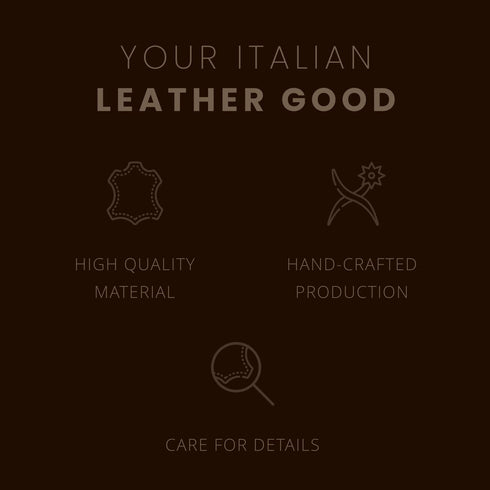 Maruse Italian Leather Mouse Pad, Handmade in Italy, Brown