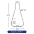 Glass Heavy Wall Borosilicate Filtering Flask - Bolt Neck with Tubulation (2000 ml)