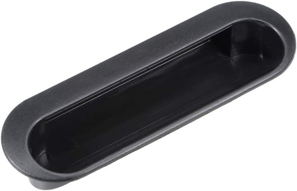 uxcell Black Flush Pull Finger Insert Recessed Cabinet Handles, 120mm x 40mm x 21mm
