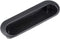 uxcell Black Flush Pull Finger Insert Recessed Cabinet Handles, 120mm x 40mm x 21mm