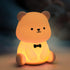 30min 3 6 Bear Night Lamp- Auto-Off Kids Toddler Nursery Bedside Nightlight, Brightness Modes Light Colors Night Light