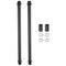 uxcell 2Set 200mm/7.87" Straight Pipe Lamp Stems Rod Kit, M10 Carbon Steel Double