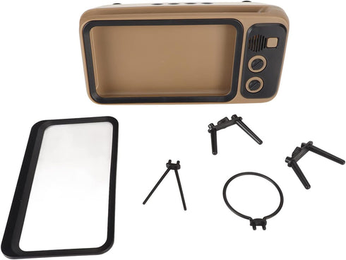 Locadence Retro TV Style Stand Holder, Scratch Resistant Desktop Mobile Phone Stand, Decorative Cartoon Desktop Bracket