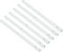 uxcell Drawer Slides, 6Pcs 300mm - Plastic Drawer Rails, Side Mounted Grooved