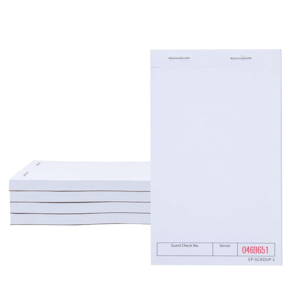 by DGBDPACK DGBDPACK Guest Checks Pads EP-GCKDUP-1 (5 Pads), total 250 Blank Waiter Pad,