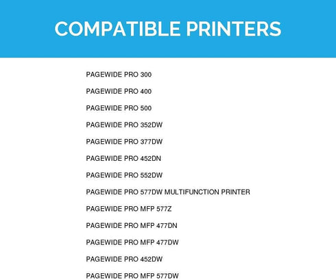 LD Products Replacement Ink Cartridge Compatible for HP 972A L0R92AN (Single Yellow) for HP PageWide Pro 300