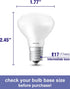 E17 R14 LED Bulb Dimmable 4W (40W Equivalent), Small Light Bulb, E17 Intermediate Base, 300 Lumens, 2 Pack